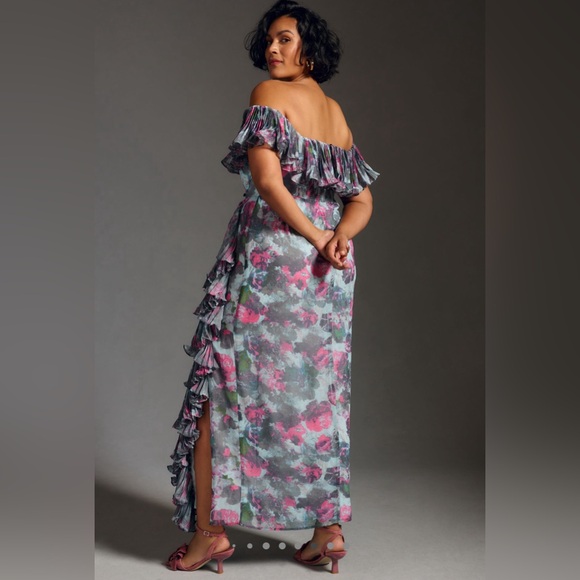 Hutch Off-the-Shoulder Ruffled Column Dress - Picture 8 of 10